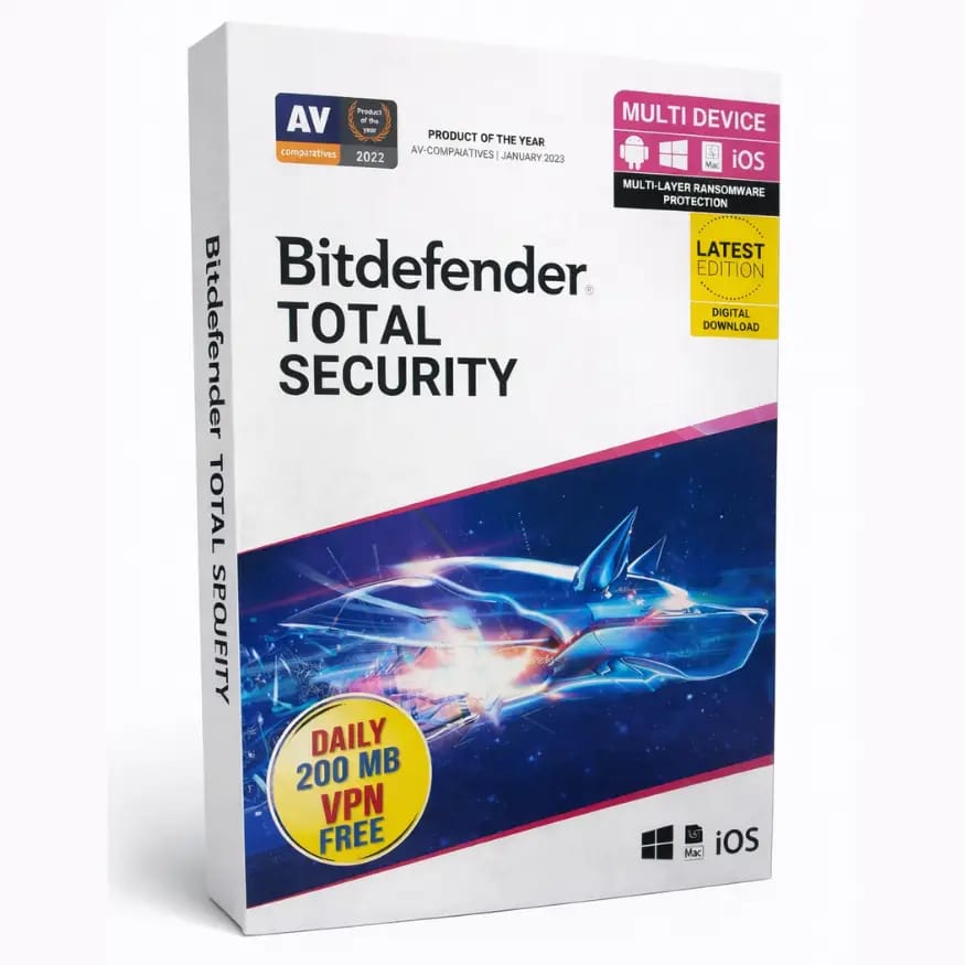 Bitdefender Total Security 1 Device 1 Year