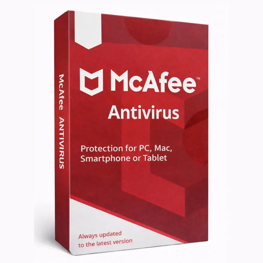 McAfee AntiVirus 1 PC 1 Year