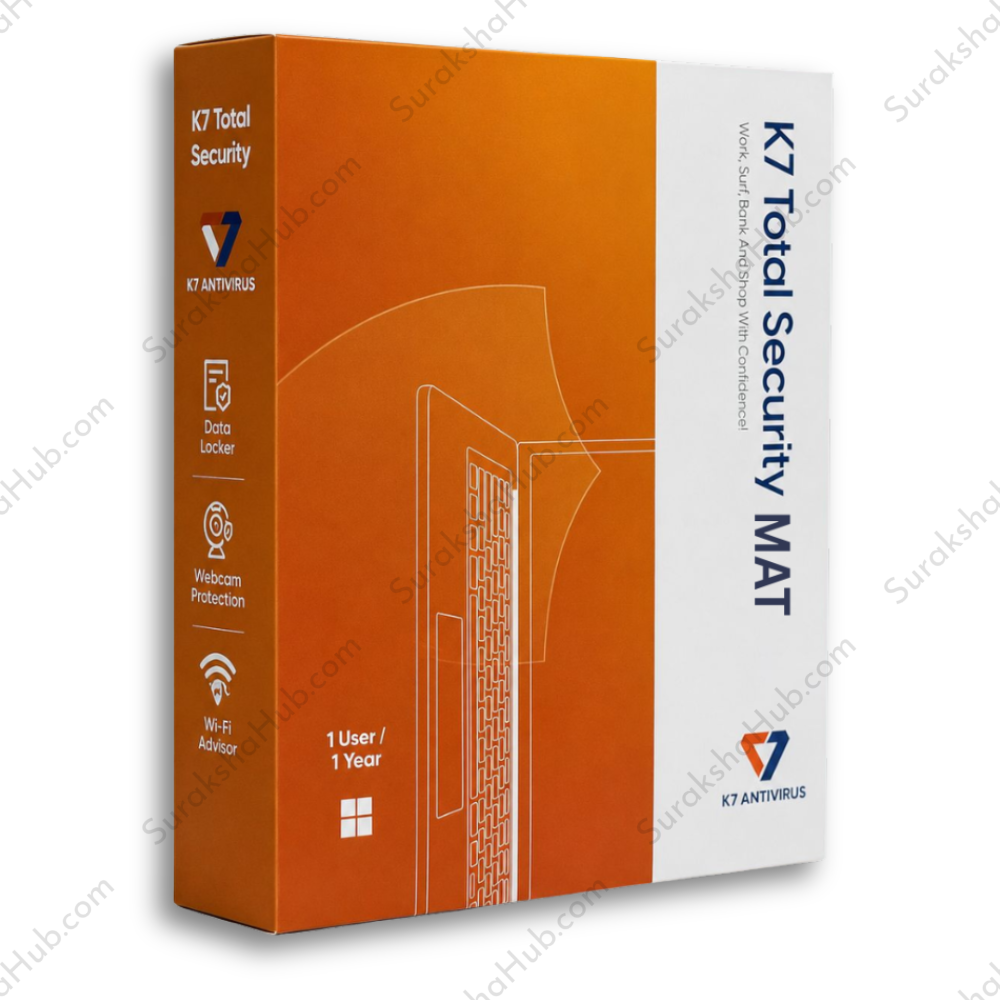 K7 Total Security with MAT 1 PC 1 Year